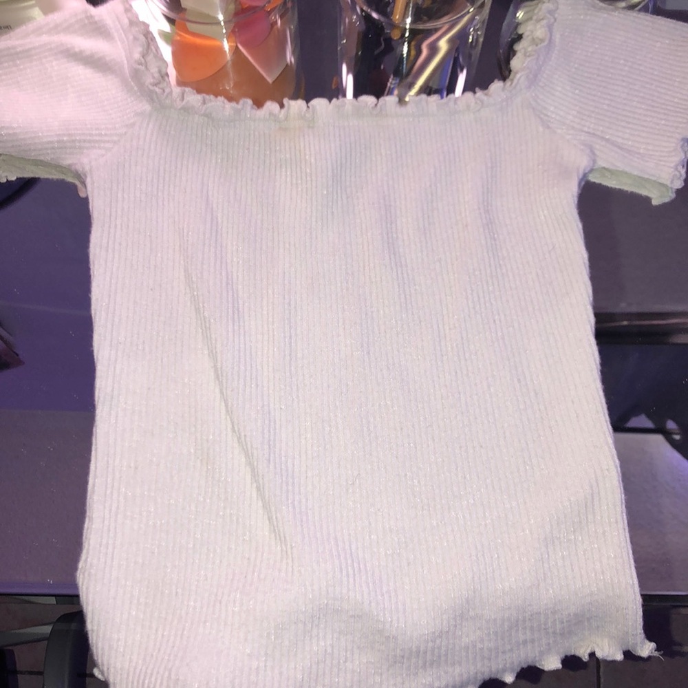 white off the shoulder top